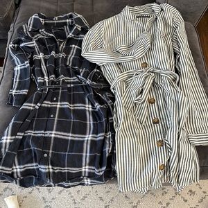 Abercrombie and Fitch ~ Two for One ~ Button Down Dresses